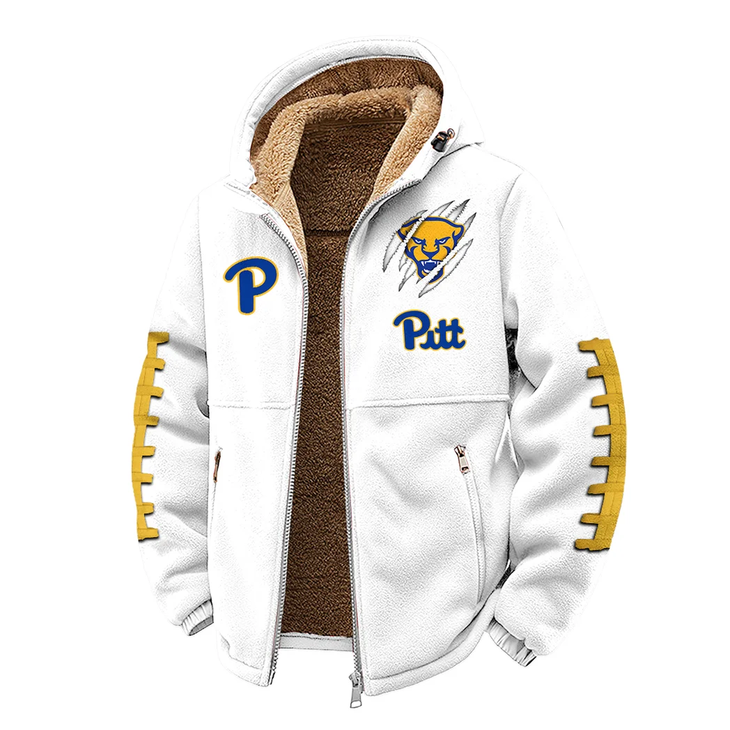 The Panther Elite Winter Fleece Jacket, Warm Core Loft Fleece HVN1445PP - White - Image 2
