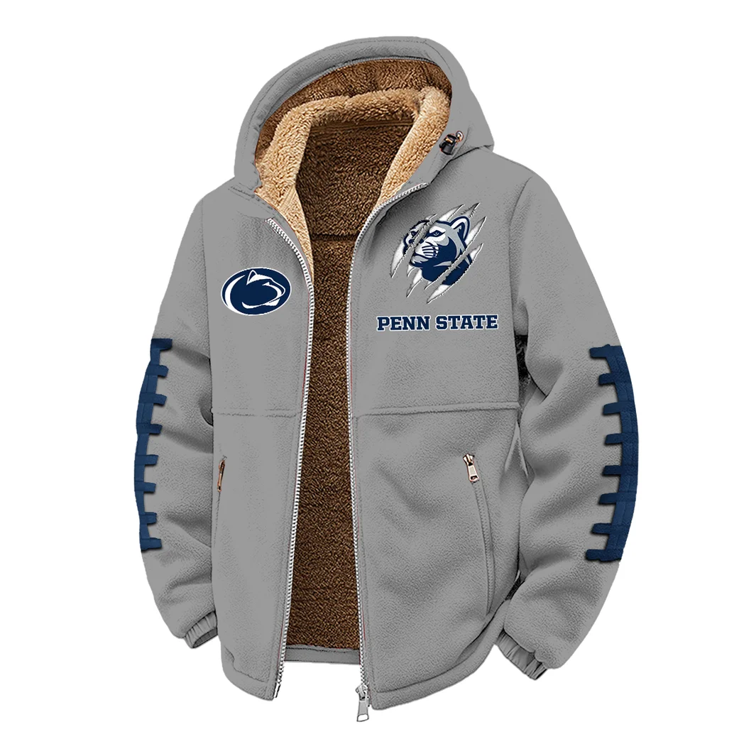 The Lions Winter Fleece Jacket, Breathable Winter Comfort HVN1445PS - Grey - Image 2