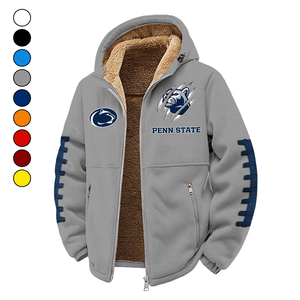 The Lions Winter Fleece Jacket, Breathable Winter Comfort HVN1445PS - Grey