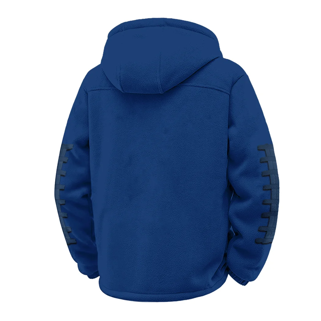 The Lions Winter Fleece Jacket, Breathable Winter Comfort HVN1445PS - Navy - Image 3