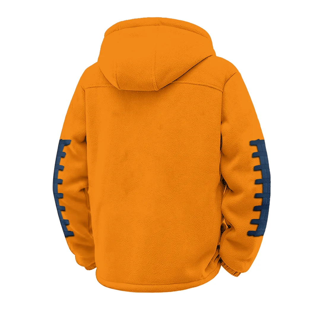 The Lions Winter Fleece Jacket, Breathable Winter Comfort HVN1445PS - Orange - Image 3