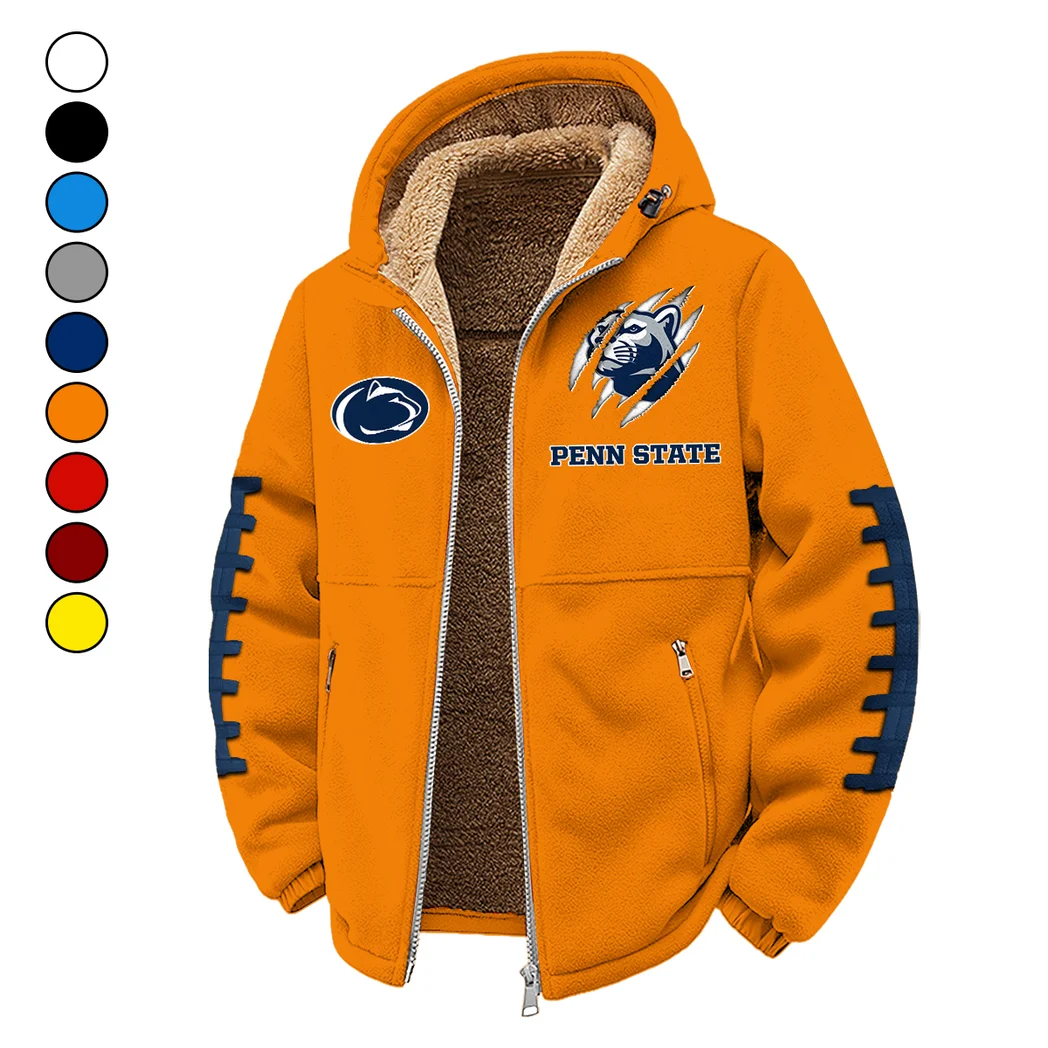 The Lions Winter Fleece Jacket, Breathable Winter Comfort HVN1445PS - Orange