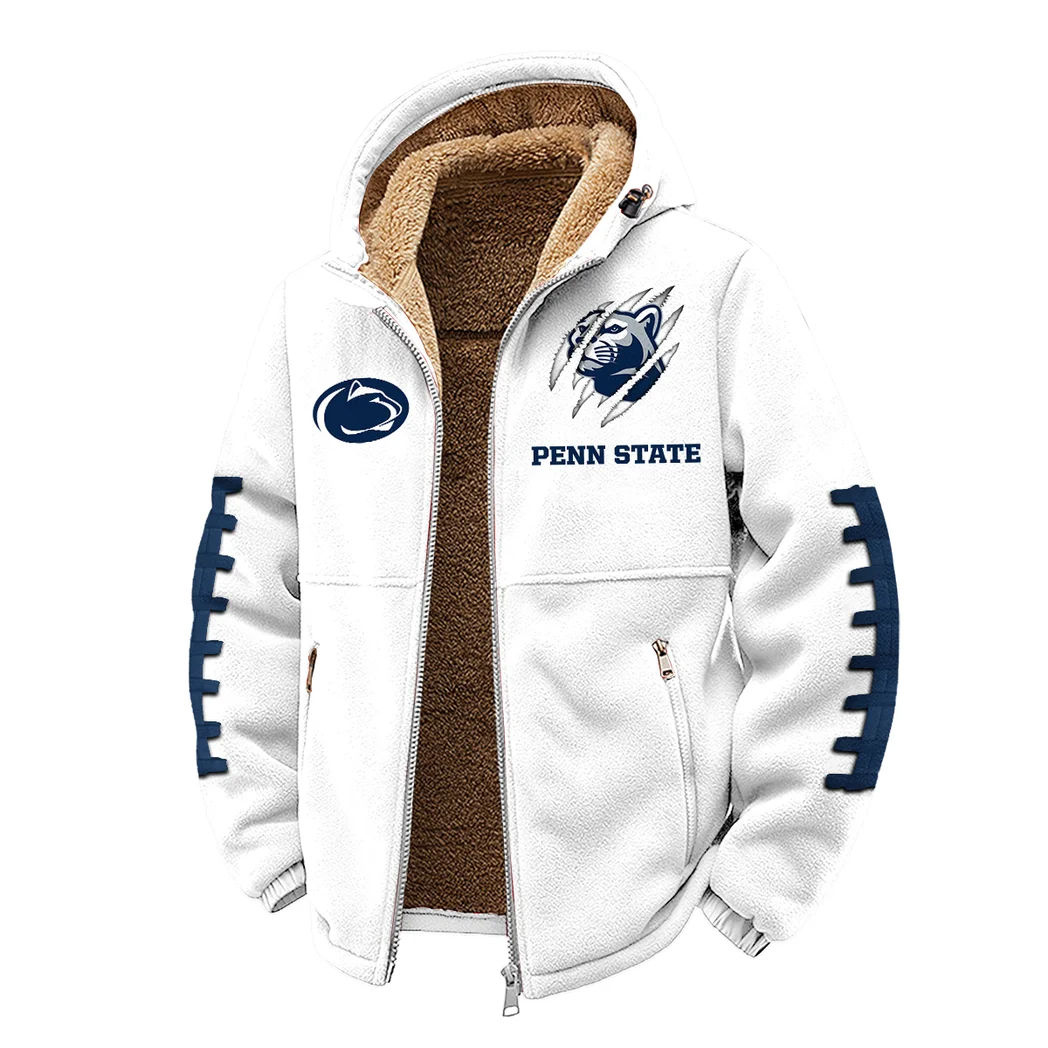 The Lions Winter Fleece Jacket, Breathable Winter Comfort HVN1445PS - White - Image 2