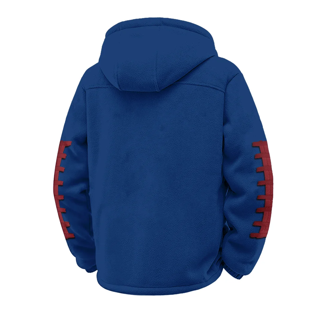 The Carolina Force Winter Fleece Jacket, Thermal Winter Fleece HVN1445SC - Navy - Image 3