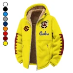 The Carolina Force Winter Fleece Jacket, Thermal Winter Fleece HVN1445SC - Yellow