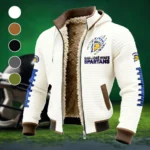 The Spartan Nation Fleece-Lined Hooded Jacket, Endurance Sport Thermal Hoody HVN1445SJ - White