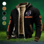 The Syracuse Spirit Fleece-Lined Hooded Jacket, High-Performance Trail Jacket HVN1445SO - Black