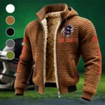The Syracuse Spirit Fleece-Lined Hooded Jacket, High-Performance Trail Jacket HVN1445SO - brown