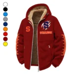 The Syracuse Spirit Winter Fleece Jacket, Insulated Sport Hoody HVN1445SO - Wine