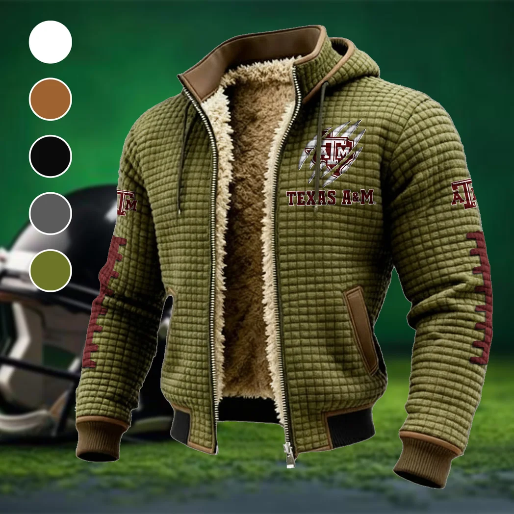The A&M Spirit Fleece-Lined Hooded Jacket, Multi-Sport Winter Active Top HVN1445TA - Green