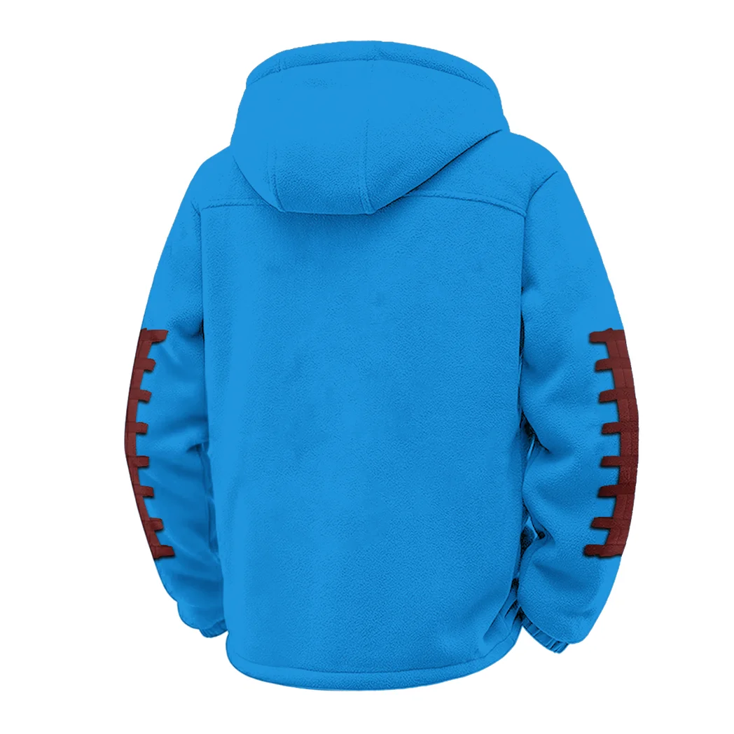 The A&M Spirit Winter Fleece Jacket, Sub-Zero Fleece Jacket HVN1445TA - cyan - Image 3