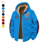 The A&M Spirit Winter Fleece Jacket, Sub-Zero Fleece Jacket HVN1445TA - cyan