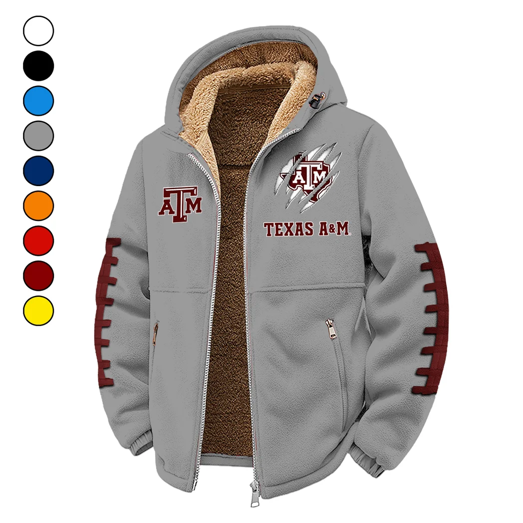 The A&M Spirit Winter Fleece Jacket, Sub-Zero Fleece Jacket HVN1445TA - Grey