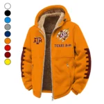 The A&M Spirit Winter Fleece Jacket, Sub-Zero Fleece Jacket HVN1445TA - Orange