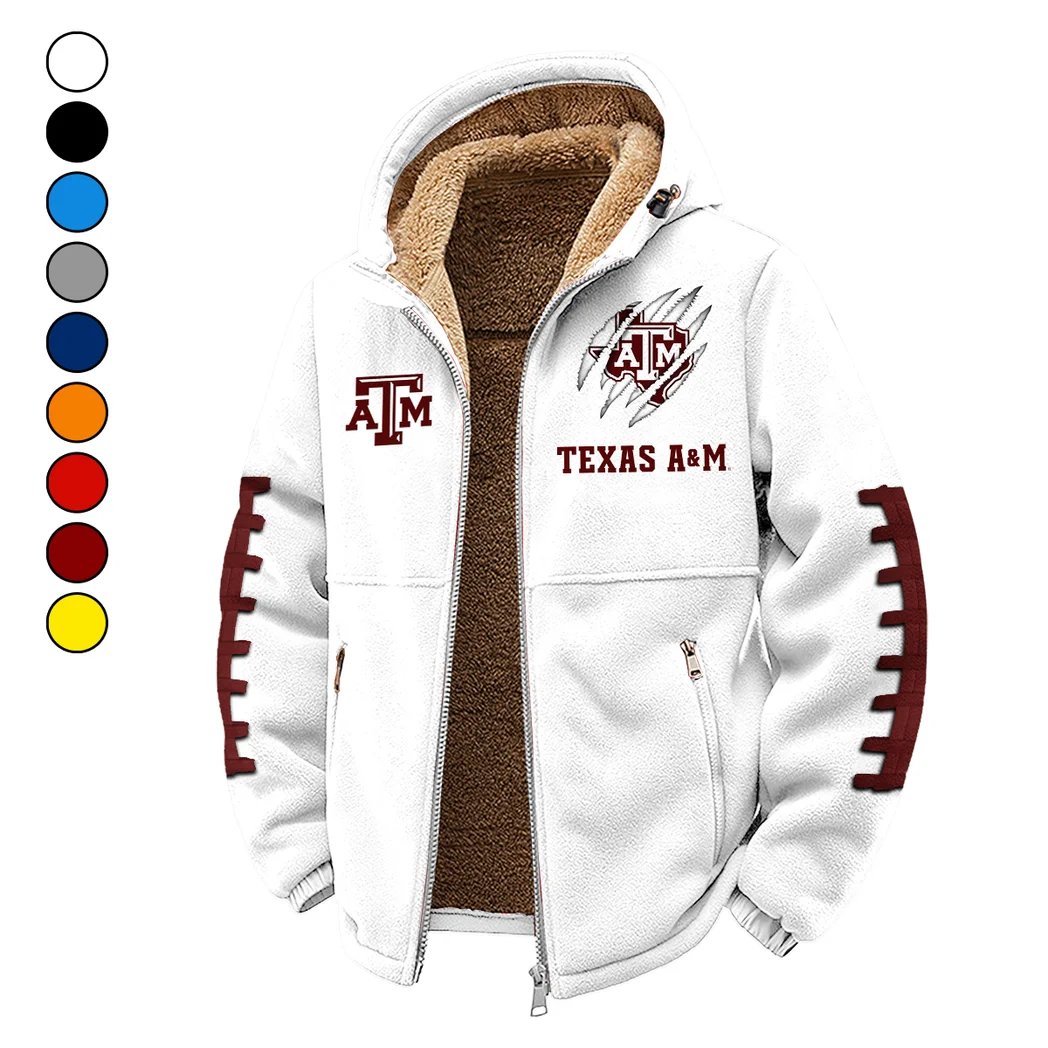 The A&M Spirit Winter Fleece Jacket, Sub-Zero Fleece Jacket HVN1445TA - White