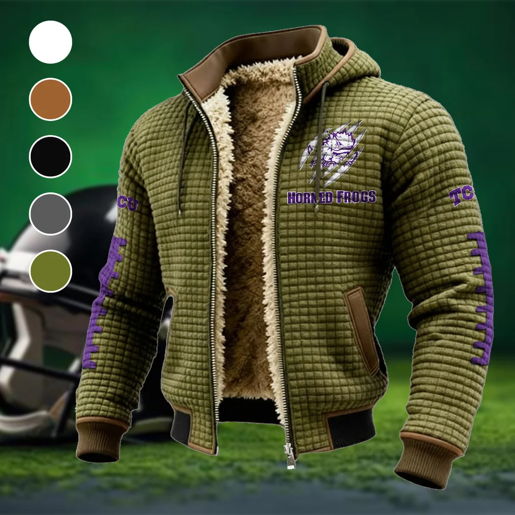The TCU Elite Fleece-Lined Hooded Jacket, Endurance Sport Thermal Hoody HVN1445TC - Green