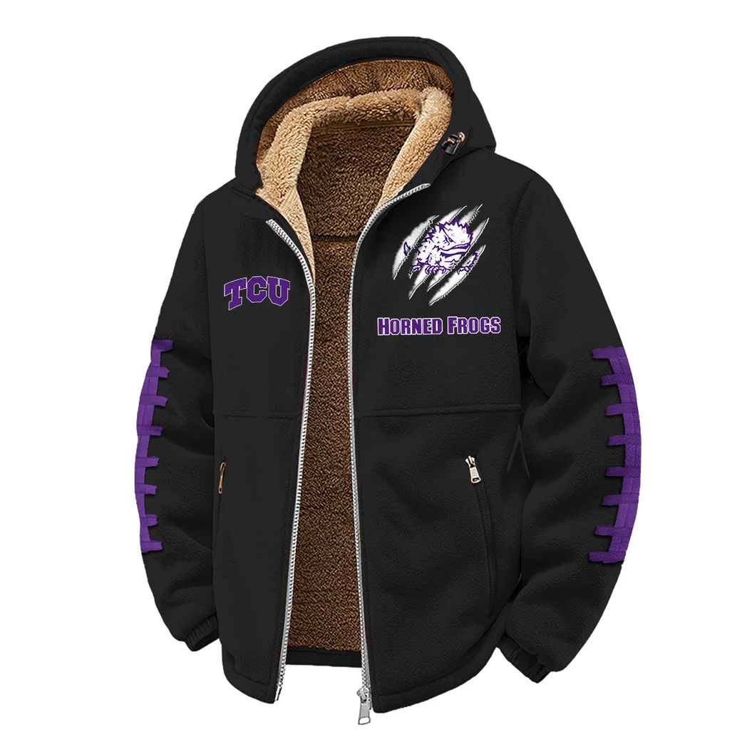 The TCU Elite Winter Fleece Jacket, Deep Winter Comfort Fleece HVN1445TC - Black - Image 2