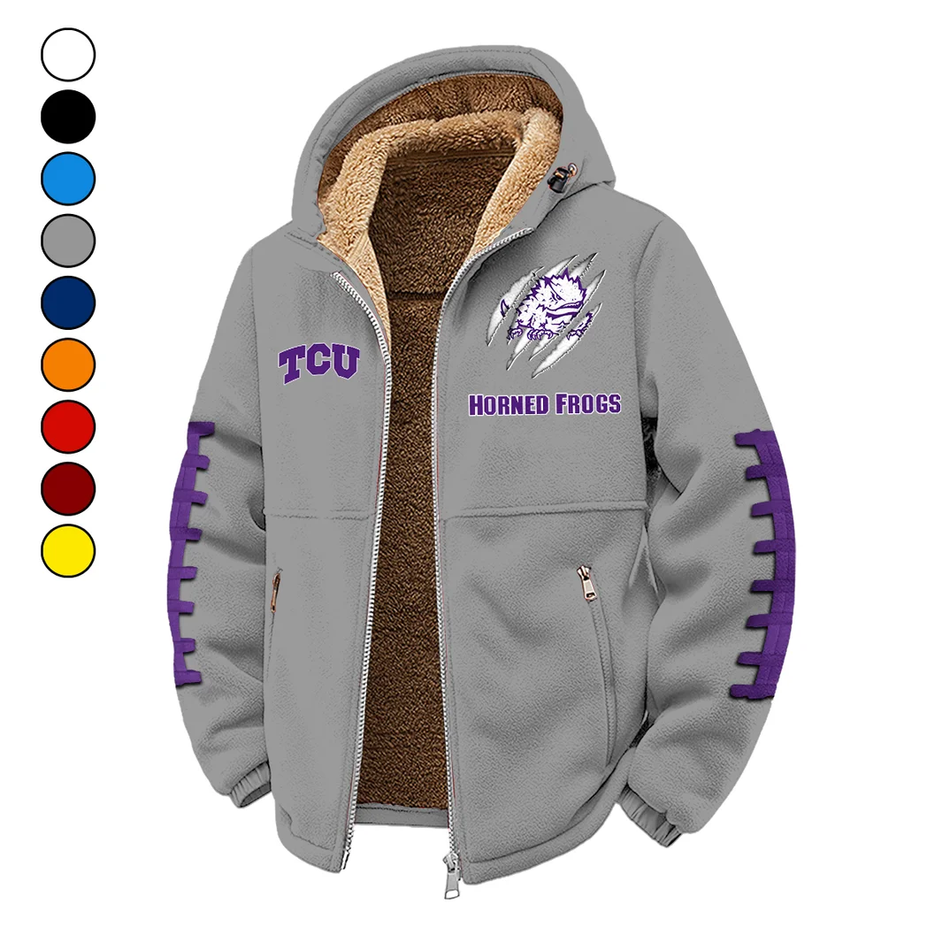 The TCU Elite Winter Fleece Jacket, Deep Winter Comfort Fleece HVN1445TC - Grey