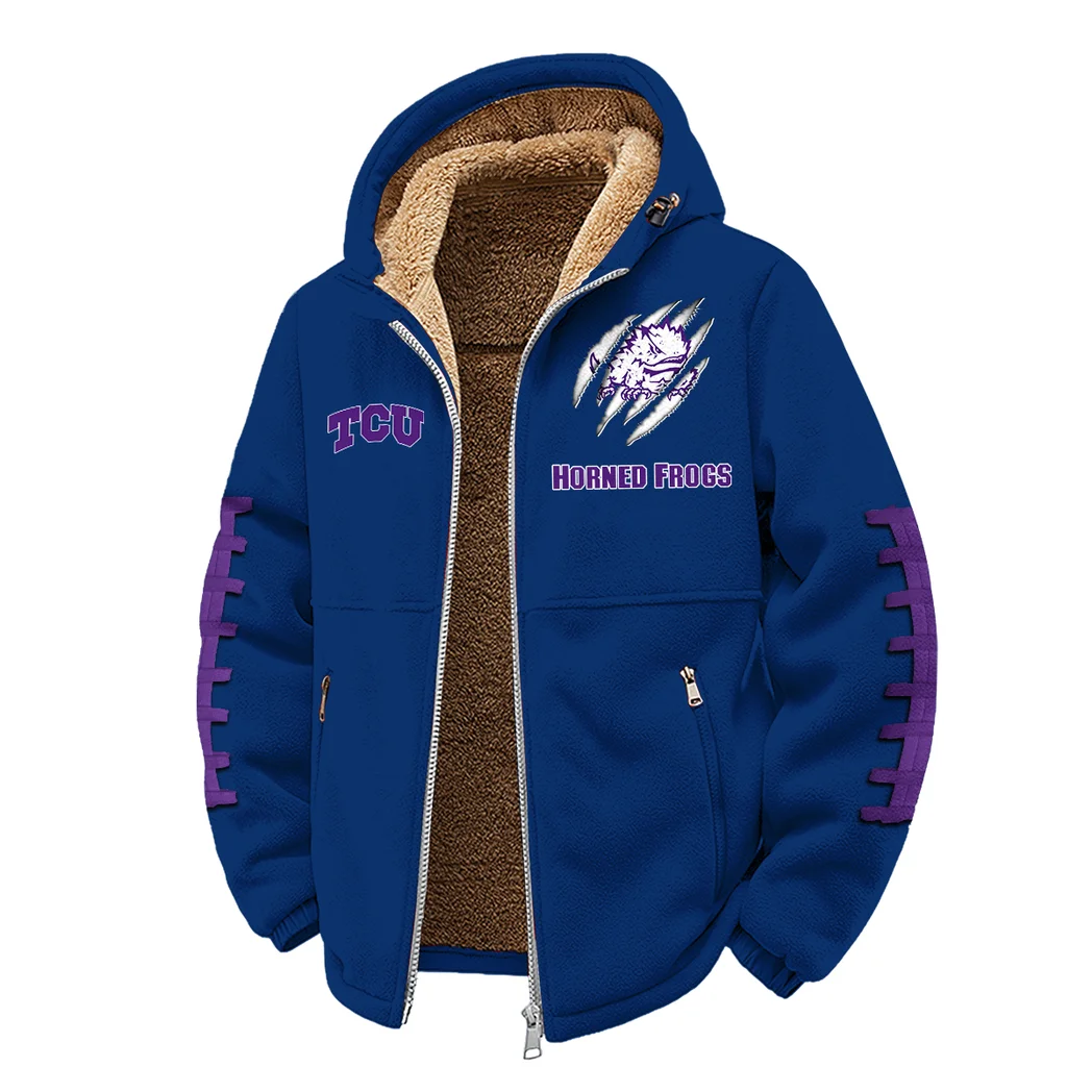 The TCU Elite Winter Fleece Jacket, Deep Winter Comfort Fleece HVN1445TC - Navy - Image 2