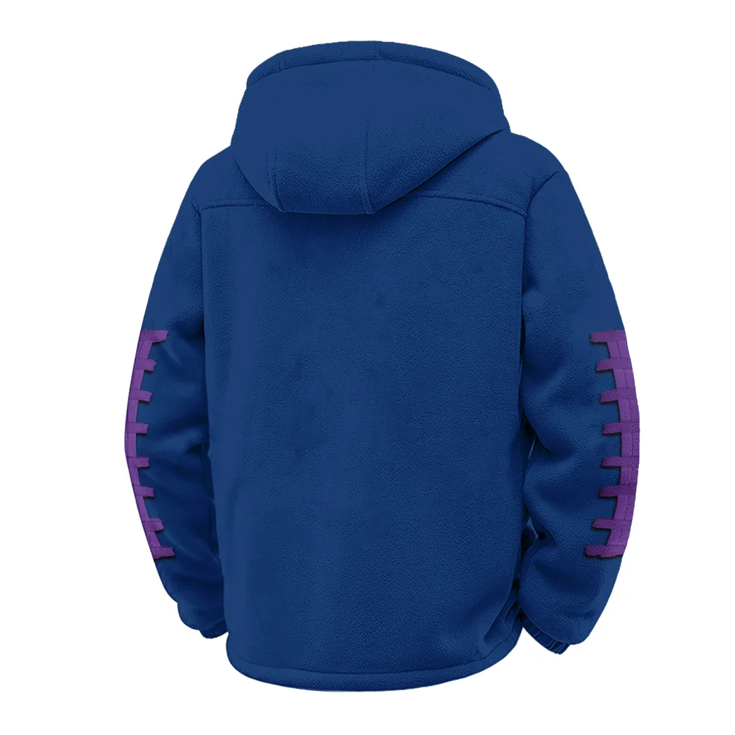 The TCU Elite Winter Fleece Jacket, Deep Winter Comfort Fleece HVN1445TC - Navy - Image 3