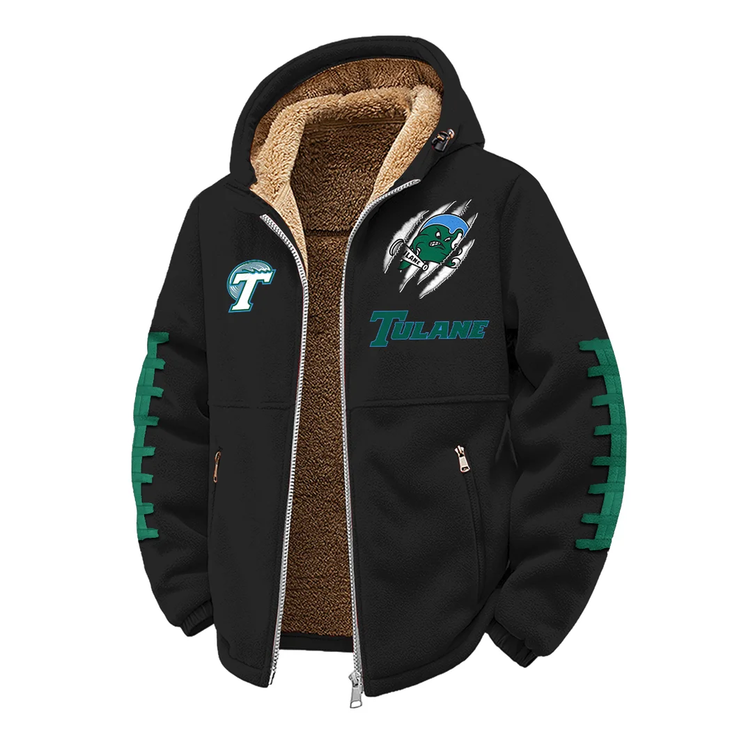 New Orleans Icons Winter Fleece Jacket, Polar Climate Fleece HVN1445TG - Black - Image 2