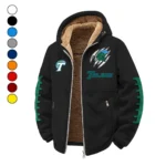 New Orleans Icons Winter Fleece Jacket, Polar Climate Fleece HVN1445TG - Black