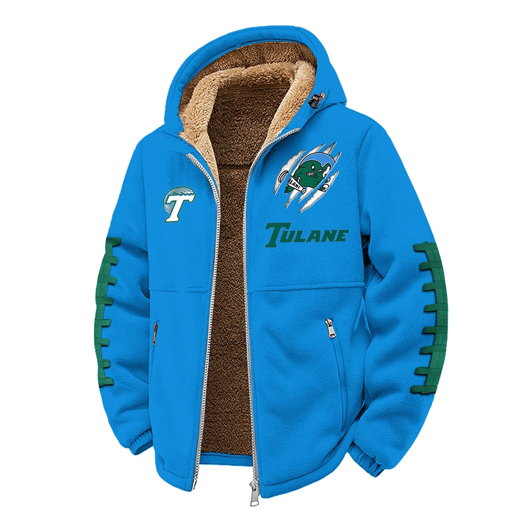 New Orleans Icons Winter Fleece Jacket, Polar Climate Fleece HVN1445TG - cyan - Image 2