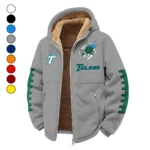 New Orleans Icons Winter Fleece Jacket, Polar Climate Fleece HVN1445TG - Grey