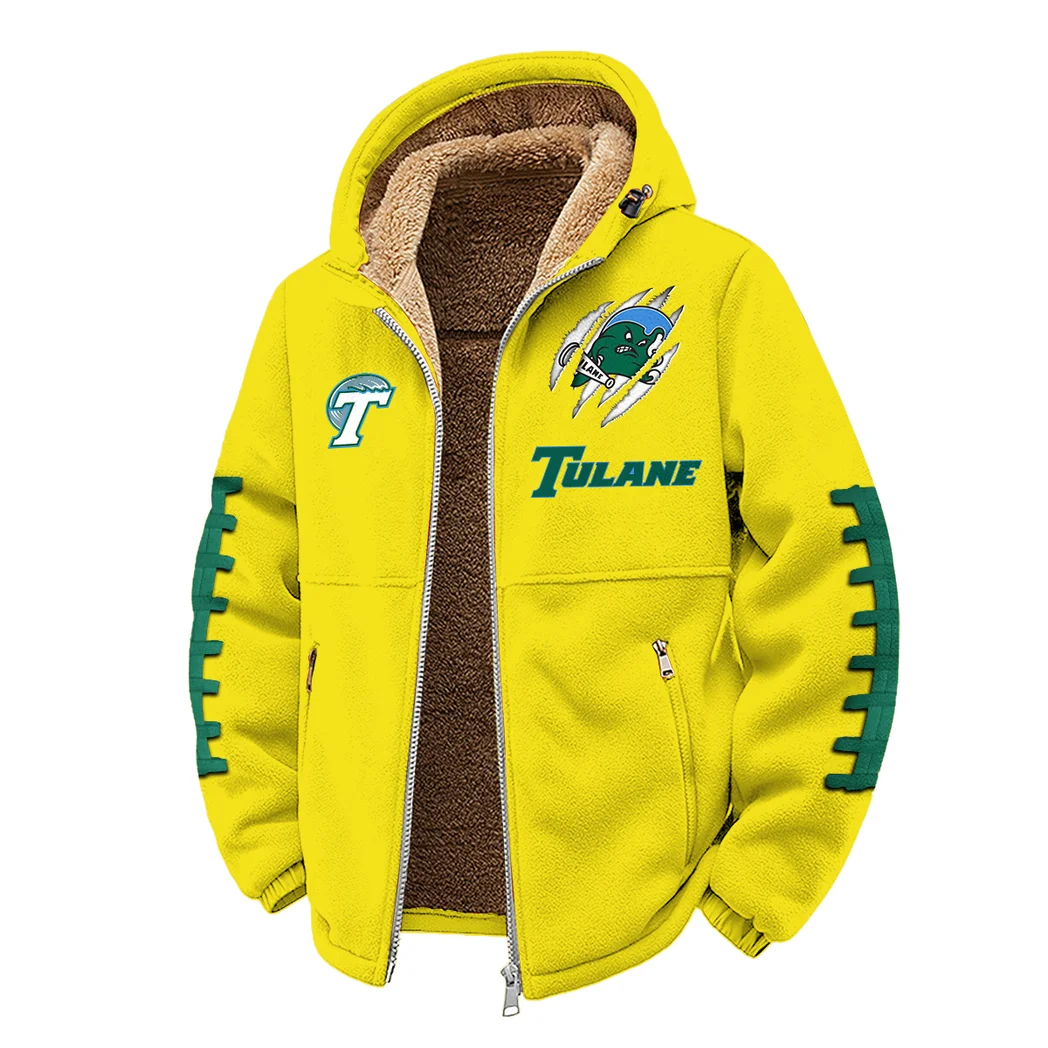 New Orleans Icons Winter Fleece Jacket, Polar Climate Fleece HVN1445TG - Yellow - Image 2