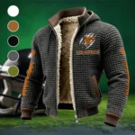 The Longhorn Power Fleece-Lined Hooded Jacket, Alpine Ascent Hooded Jacket HVN1445TL - Grey