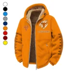 The Longhorn Power Winter Fleece Jacket, Essential Winter Warmth HVN1445TL - Orange