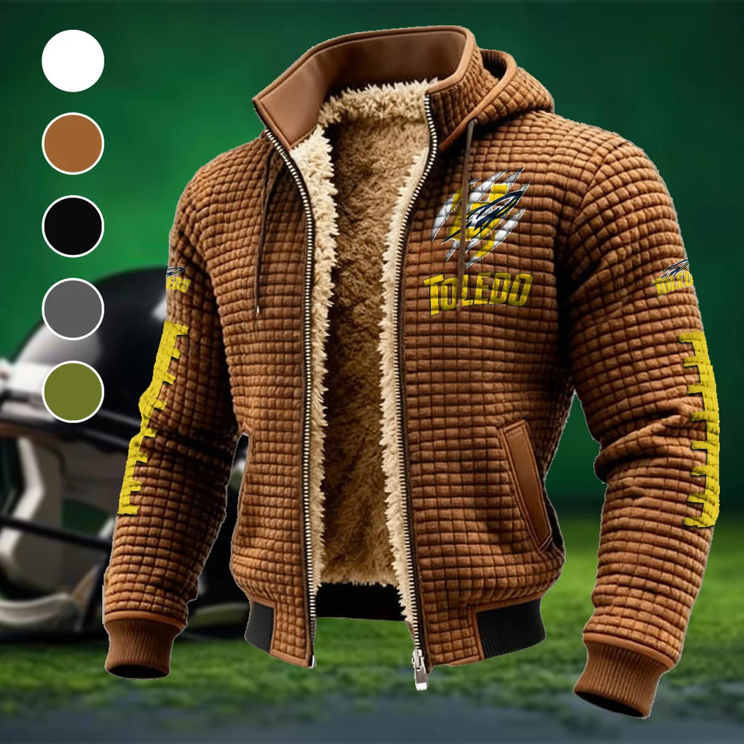 Toledo Fleece-Lined Hooded Jacket, Cross-Training Winter Layer HVN1445TR - brown