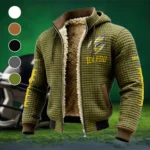 Toledo Fleece-Lined Hooded Jacket, Cross-Training Winter Layer HVN1445TR - Green