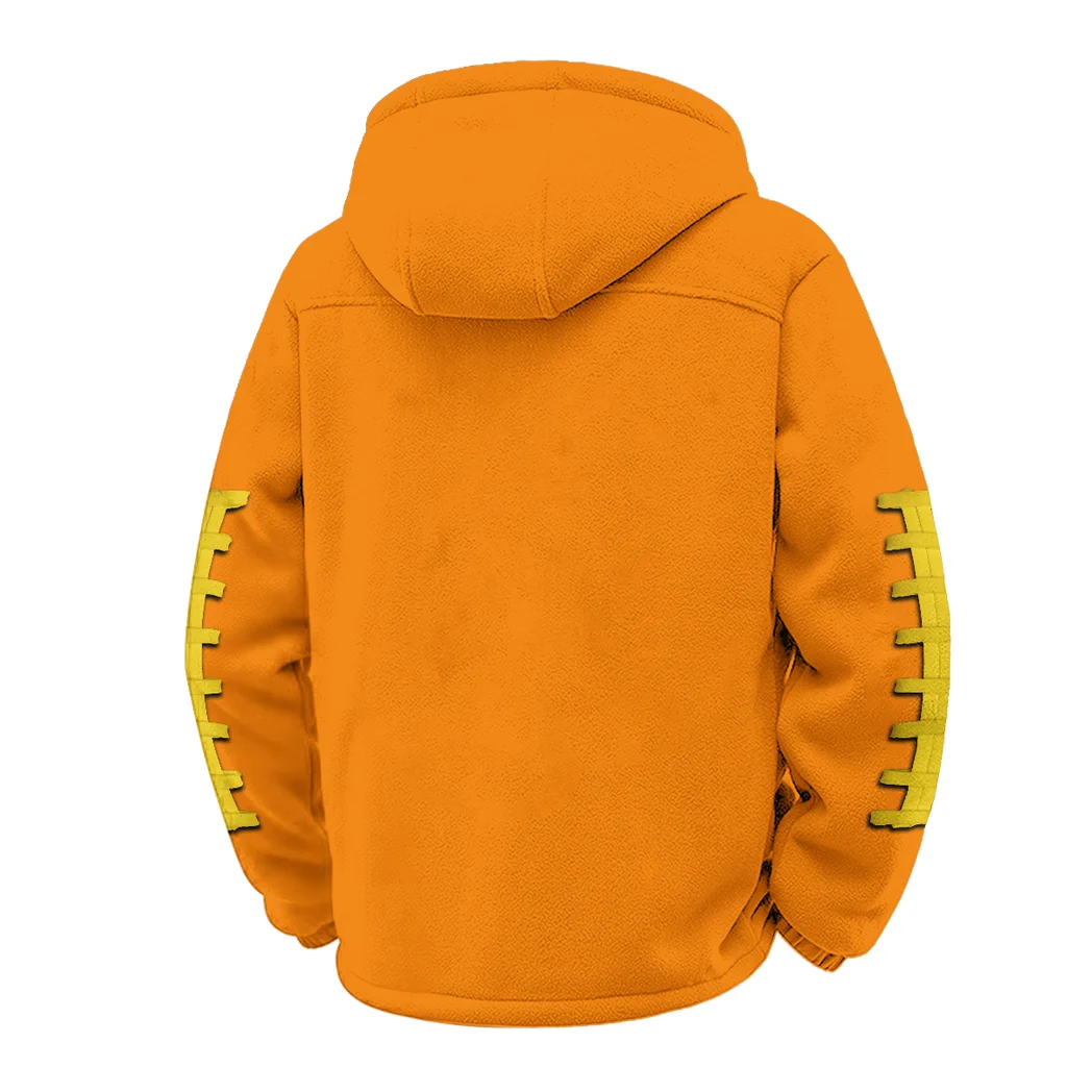 Toledo Winter Fleece Jacket, Superior Thermal Protection HVN1445TR - Orange - Image 3