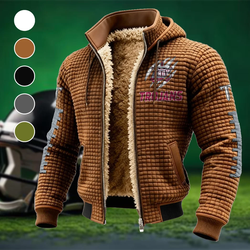 The Trojan Power Fleece-Lined Hooded Jacket, Peak Performance Hooded Shell HVN1445TT - brown