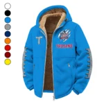 The Trojan Power Winter Fleece Jacket, Heavy-Duty Cold Fleece HVN1445TT - cyan