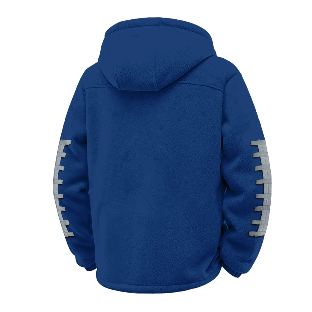 The Trojan Power Winter Fleece Jacket, Heavy-Duty Cold Fleece HVN1445TT - Navy - Image 3