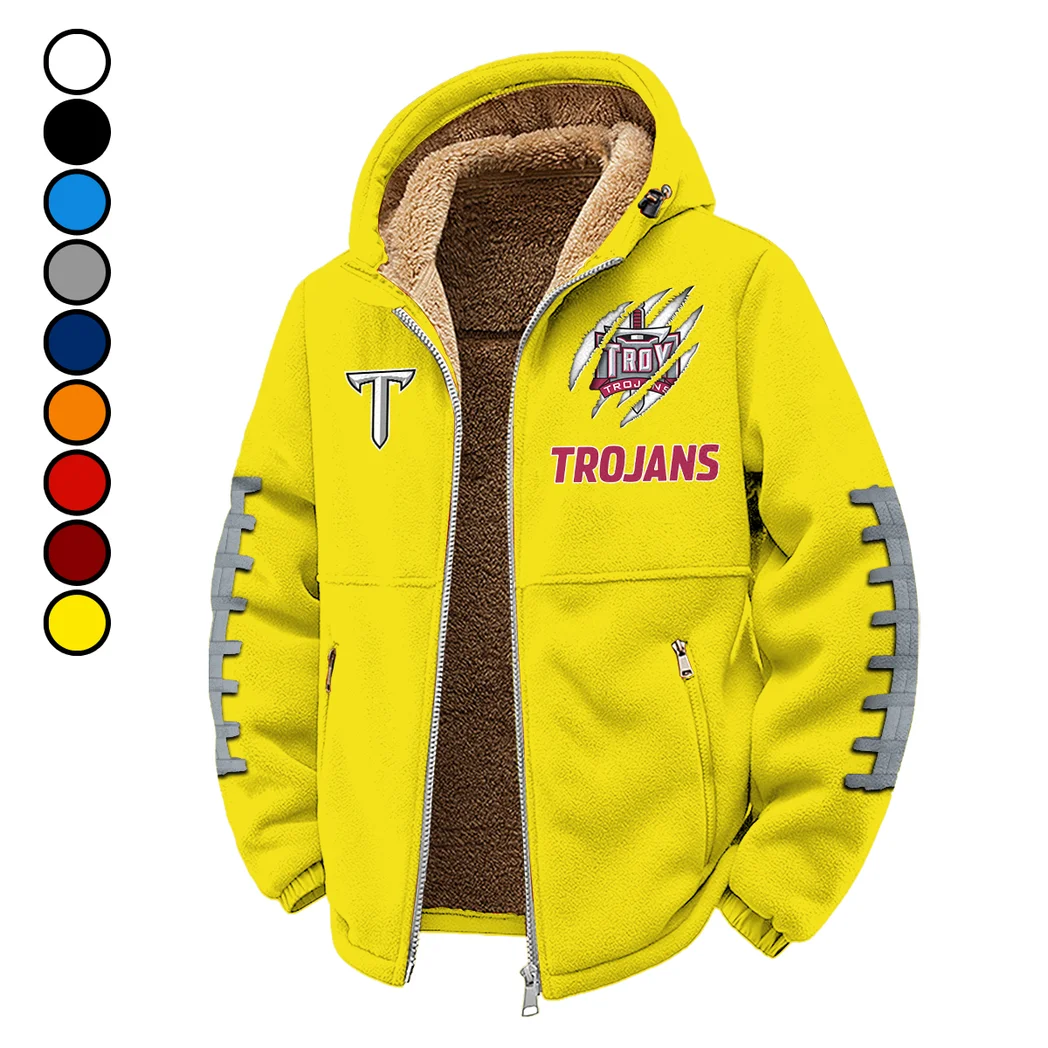 The Trojan Power Winter Fleece Jacket, Heavy-Duty Cold Fleece HVN1445TT - Yellow