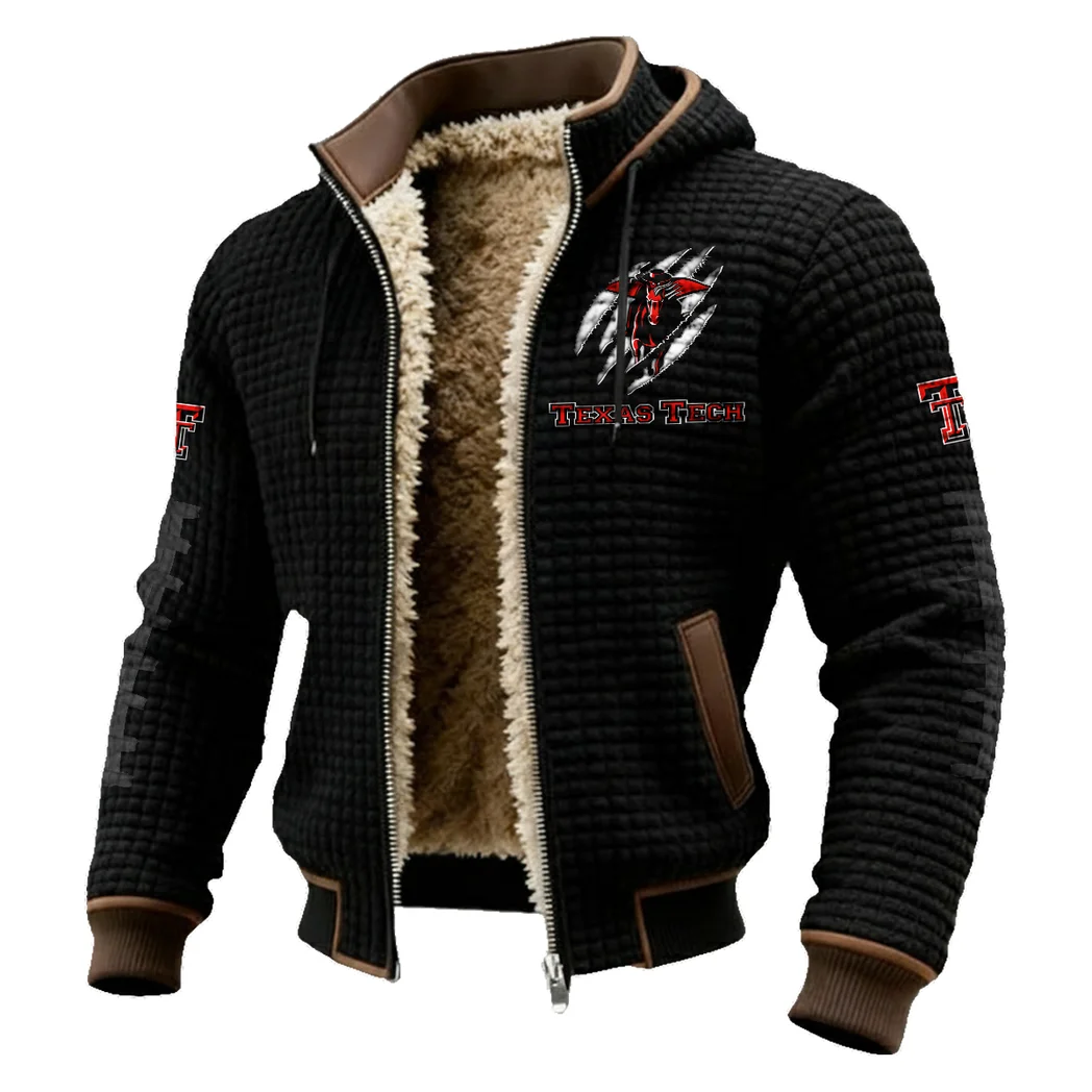 The Tech Power Fleece-Lined Hooded Jacket, Rapid-Dry Fleece-Lined Hoody HVN1445TT - Black - Image 2