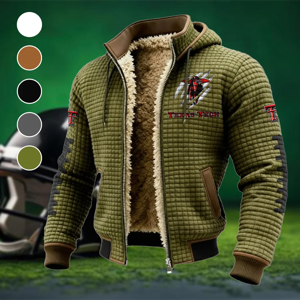 The Tech Power Fleece-Lined Hooded Jacket, Rapid-Dry Fleece-Lined Hoody HVN1445TT - Green