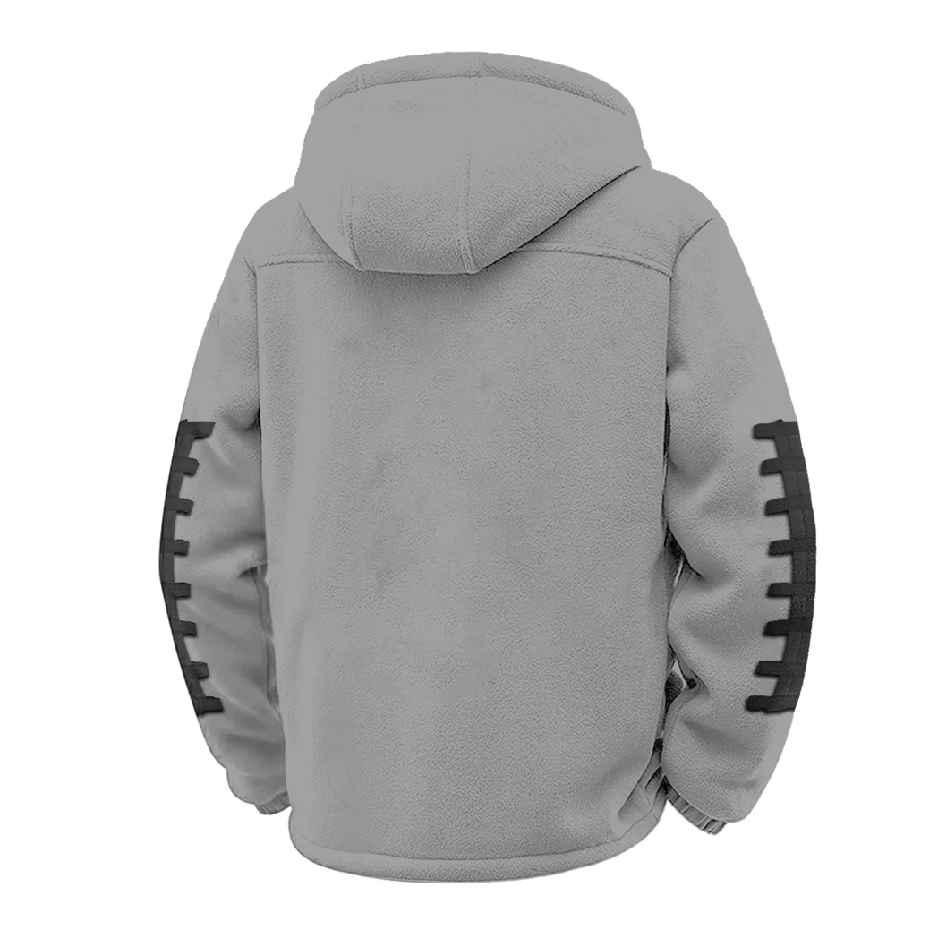 The Tech Power Winter Fleece Jacket, High-Performance Trail Jacket HVN1445TT - Grey - Image 3
