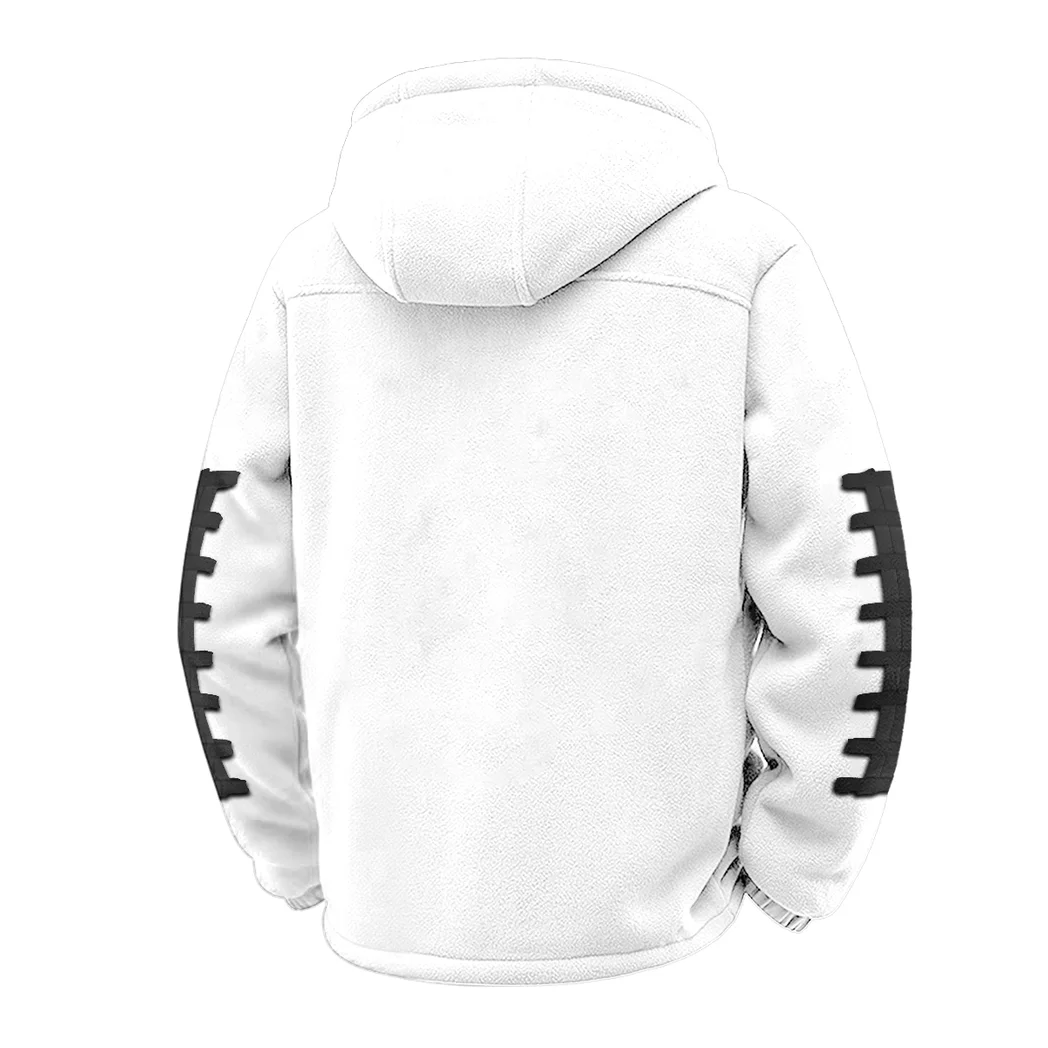 The Tech Power Winter Fleece Jacket, High-Performance Trail Jacket HVN1445TT - White - Image 3
