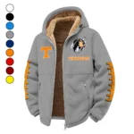 Orange and White Winter Fleece Jacket, Dynamic Winter Training Top HVN1445TV - Grey