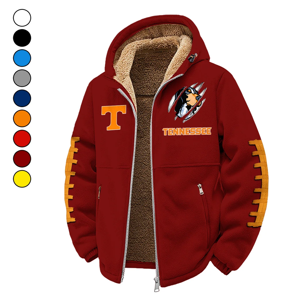 Orange and White Winter Fleece Jacket, Dynamic Winter Training Top HVN1445TV - Wine