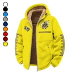 The UCF Force Winter Fleece Jacket, Multi-Sport Winter Layer HVN1445UC - Yellow