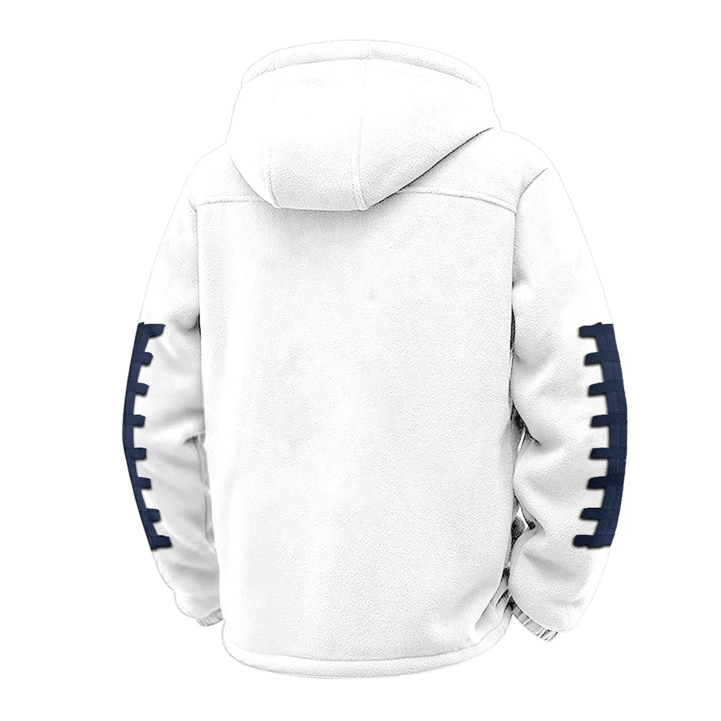 The UConn Power Winter Fleece Jacket, Technical Mid-Layer Jacket HVN1445UC - White - Image 3