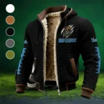 The Bruin Pride Fleece-Lined Hooded Jacket, Storm-Ready Fleece-Lined Coat HVN1445UC - Black