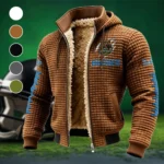 The Bruin Pride Fleece-Lined Hooded Jacket, Storm-Ready Fleece-Lined Coat HVN1445UC - brown