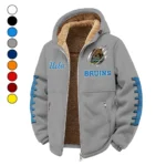 The Bruin Pride Winter Fleece Jacket, Snow-Ready Active Fleece HVN1445UC - Grey