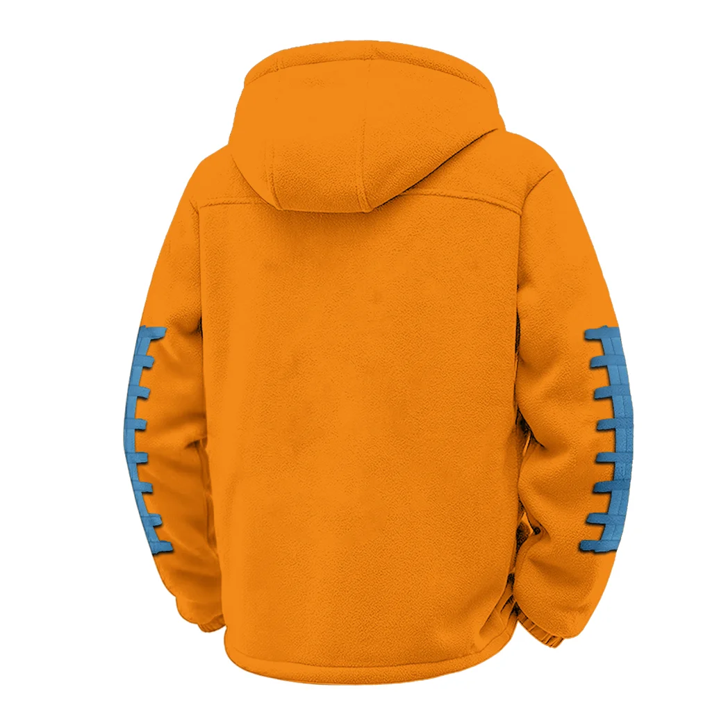The Bruin Pride Winter Fleece Jacket, Snow-Ready Active Fleece HVN1445UC - Orange - Image 3